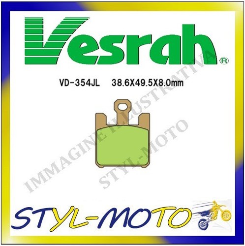354jl front sintered brake - vd-354jl,