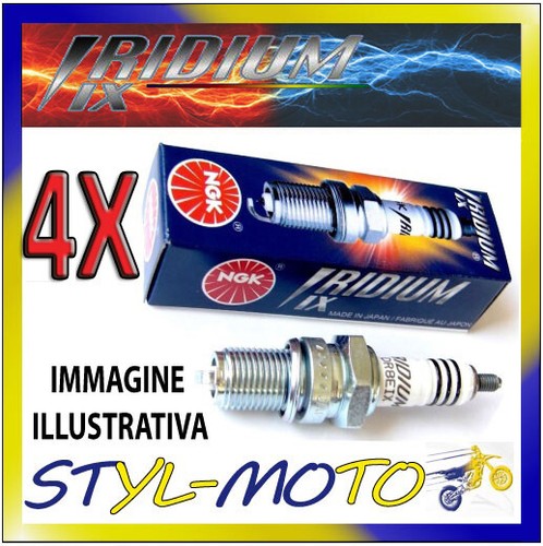 Kit candles ngk iridium - 4,