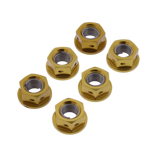 Jmp m10x1 25mm crown nut - m10x1.25mm,