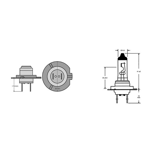 Osram 12v 55w - 12v, px26d