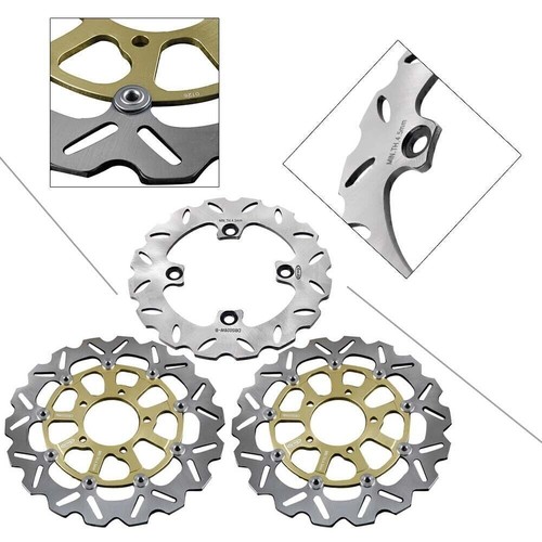 Front rear brake disc rotors - rear,