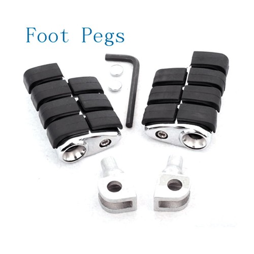 Large front foot peg - peg, rubber