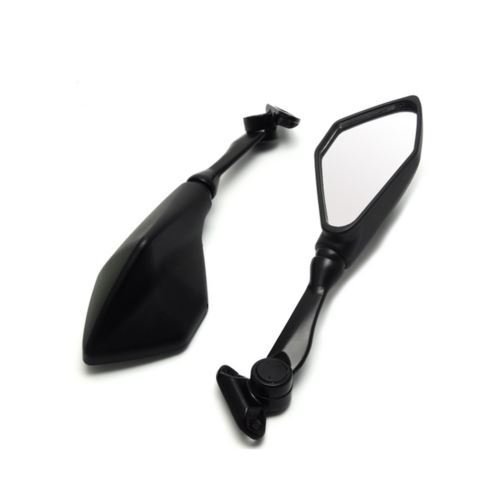 Black motorcycle rear side - black,